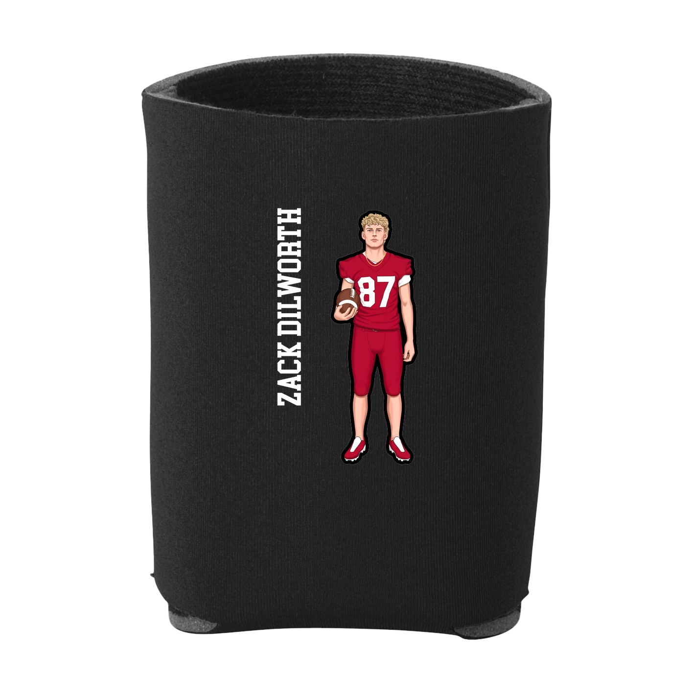 Can Holder — Name Vertical in Black