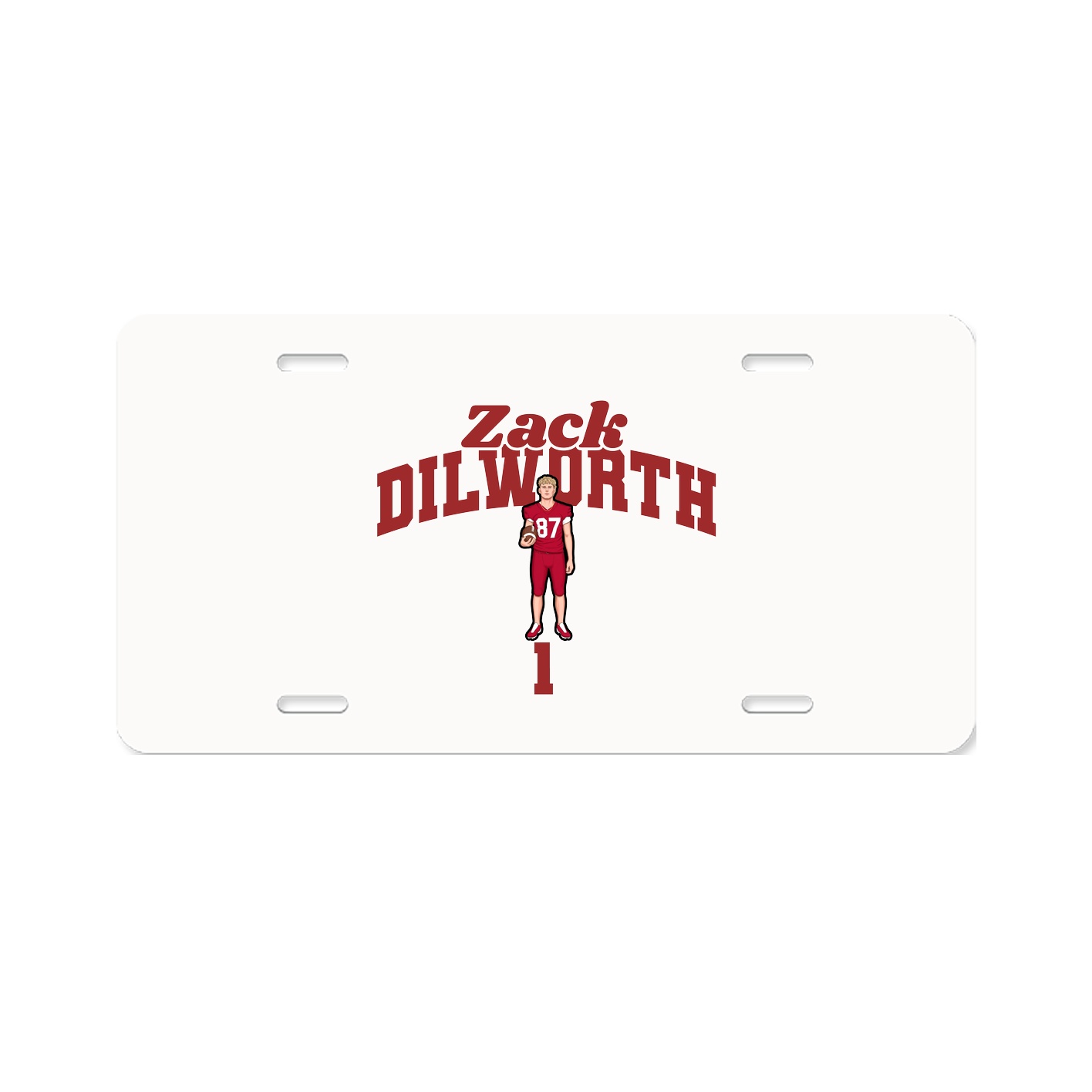 License Plate — Signature Arch in Classic