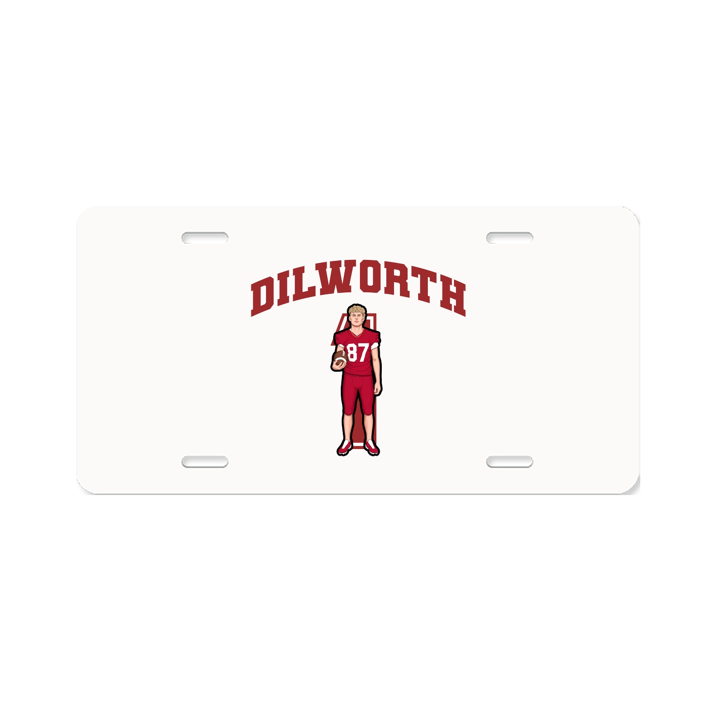 License Plate — Number in Classic