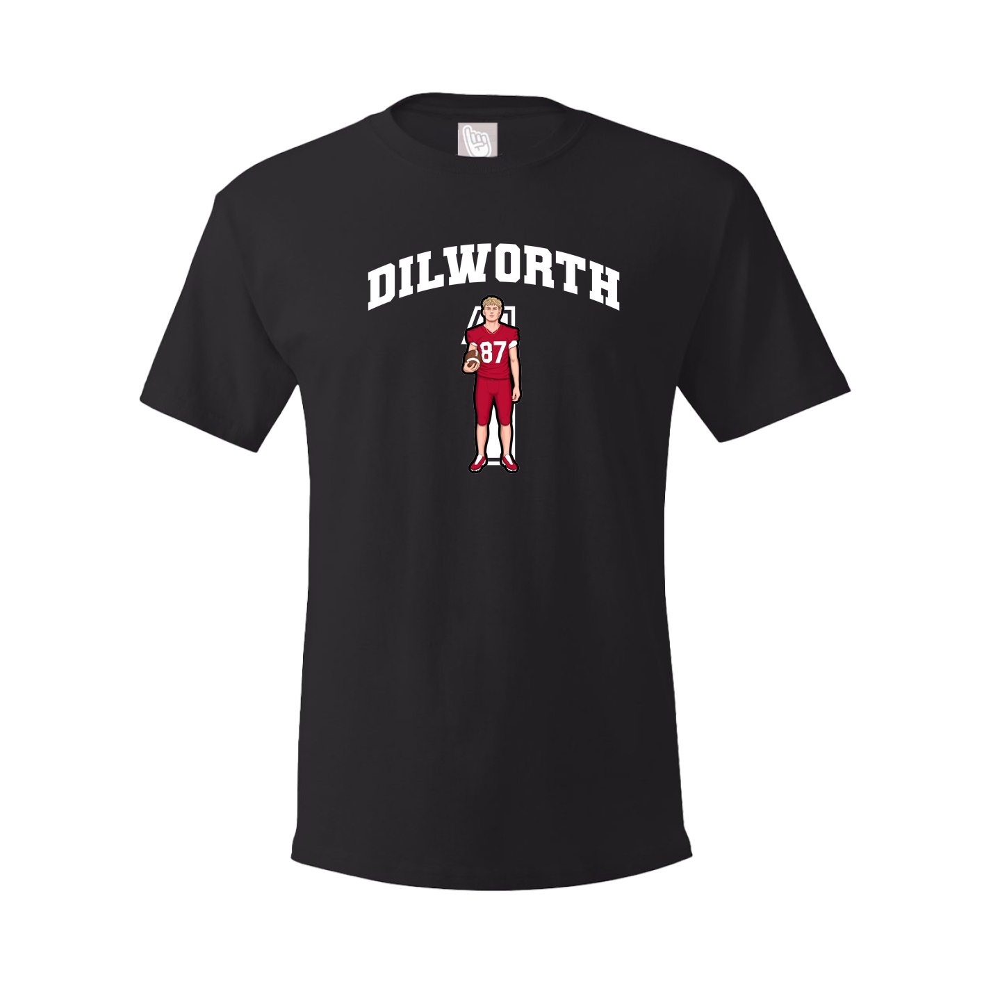 Youth Tee — Number in Black