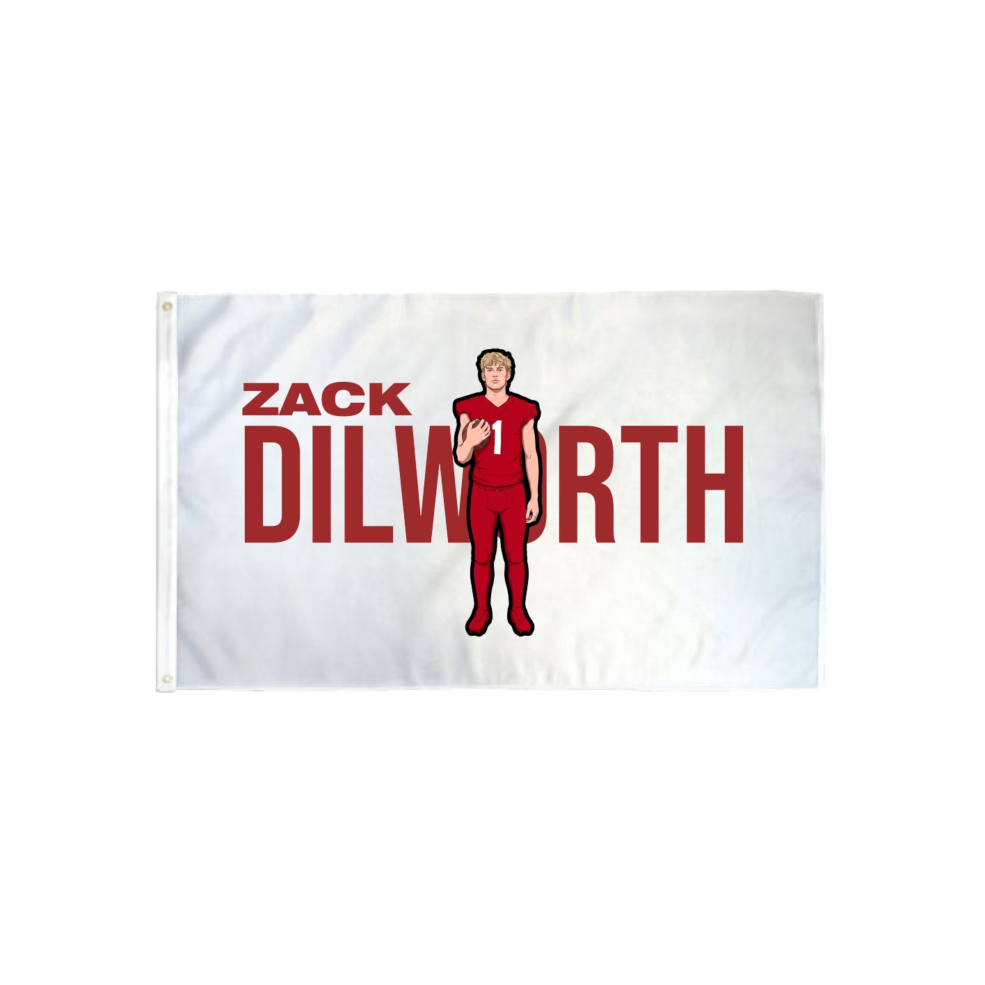 3x5 Flag — Player Name in Classic