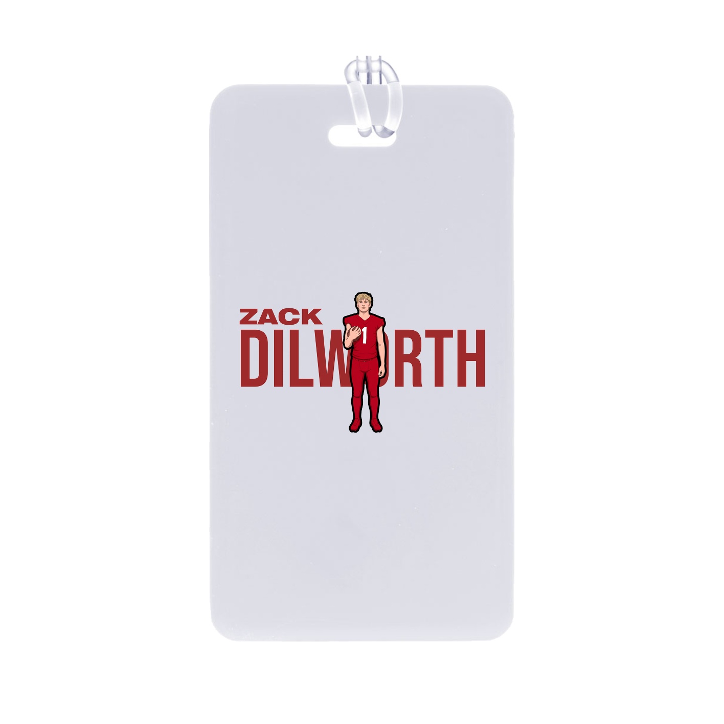 Bag Tag — Player Name in Classic