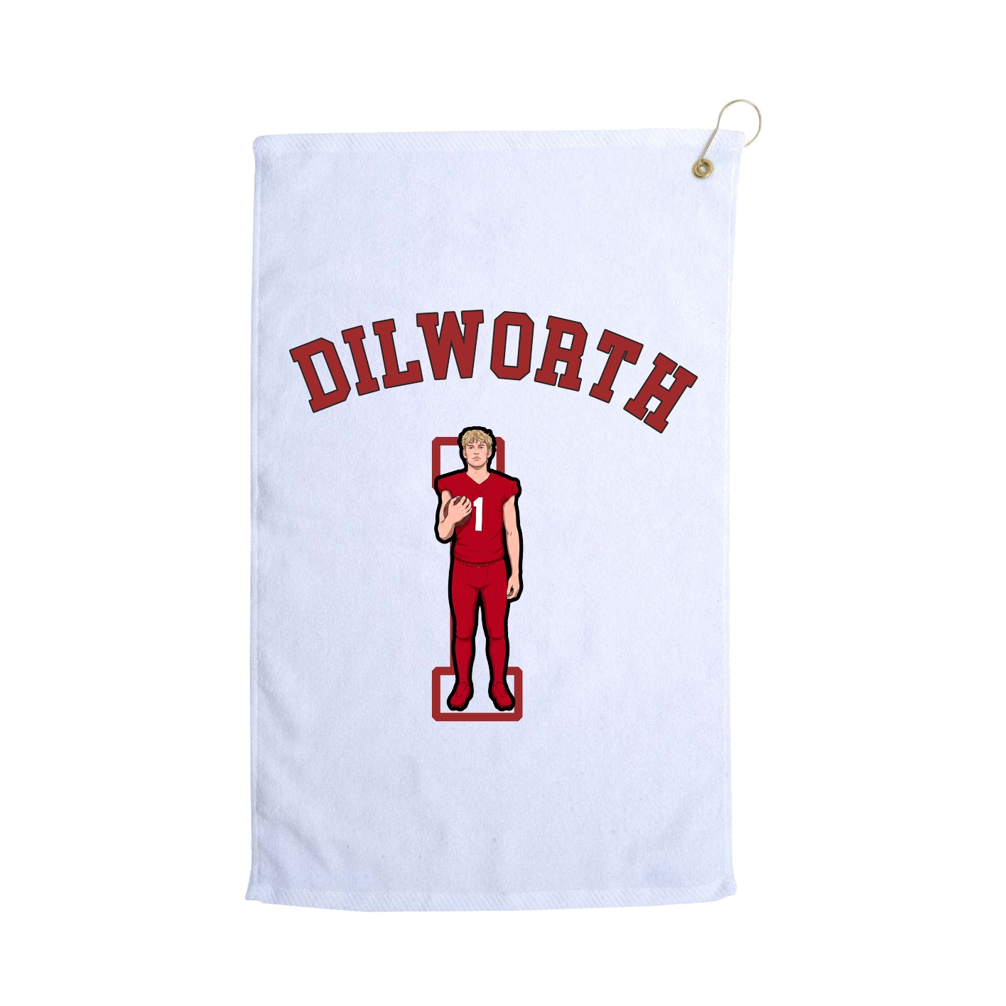 Golf Towel — Shirsey Arch in White