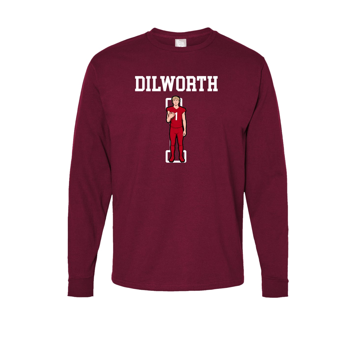 Long Sleeve Tee — Shirsey in Cardinal