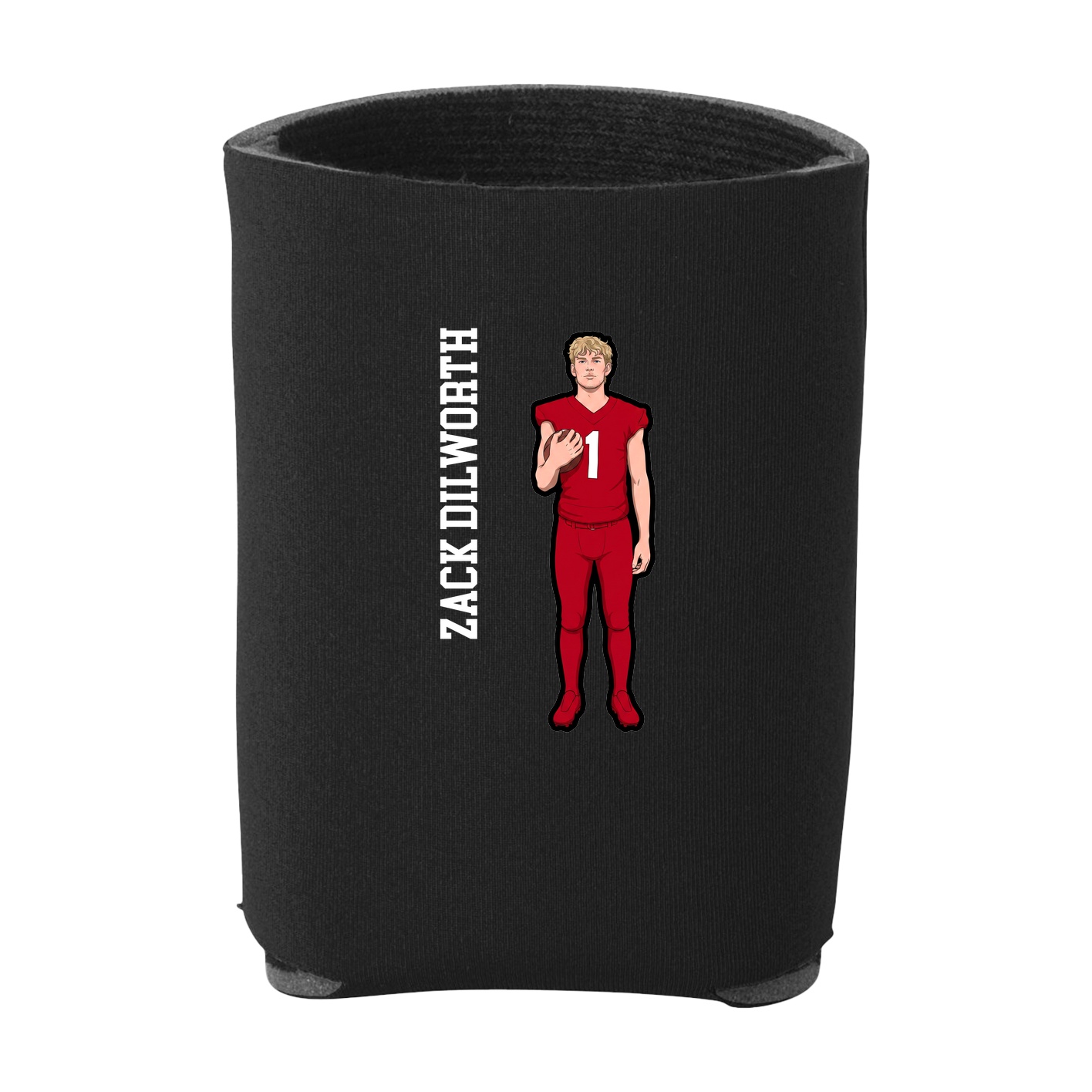 Can Holder — Name Vertical in Black