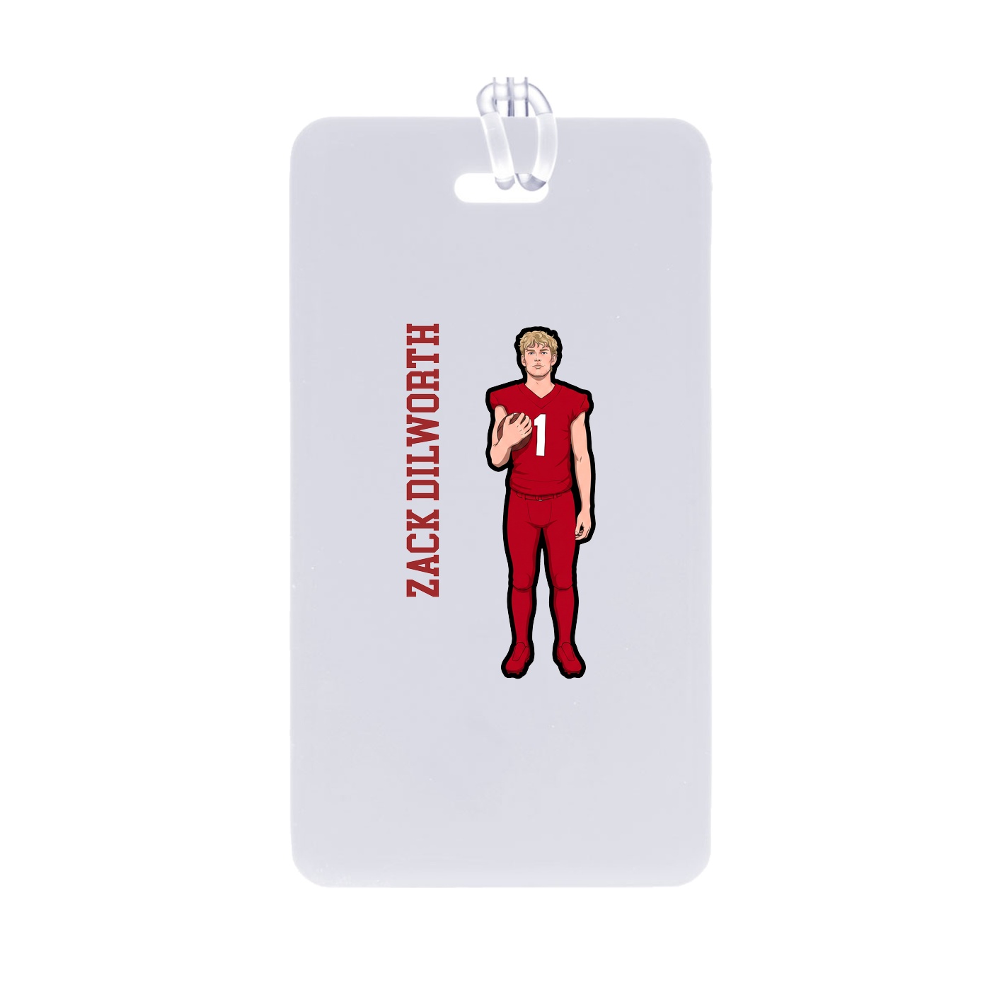 Bag Tag — Name Vertical in Classic