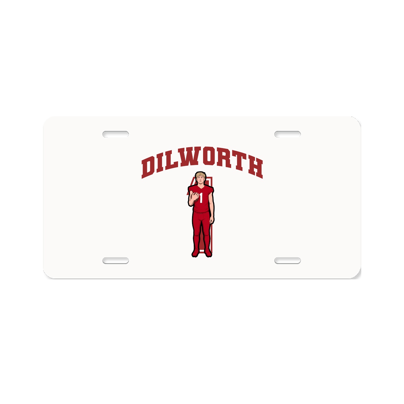 License Plate — Number in Classic
