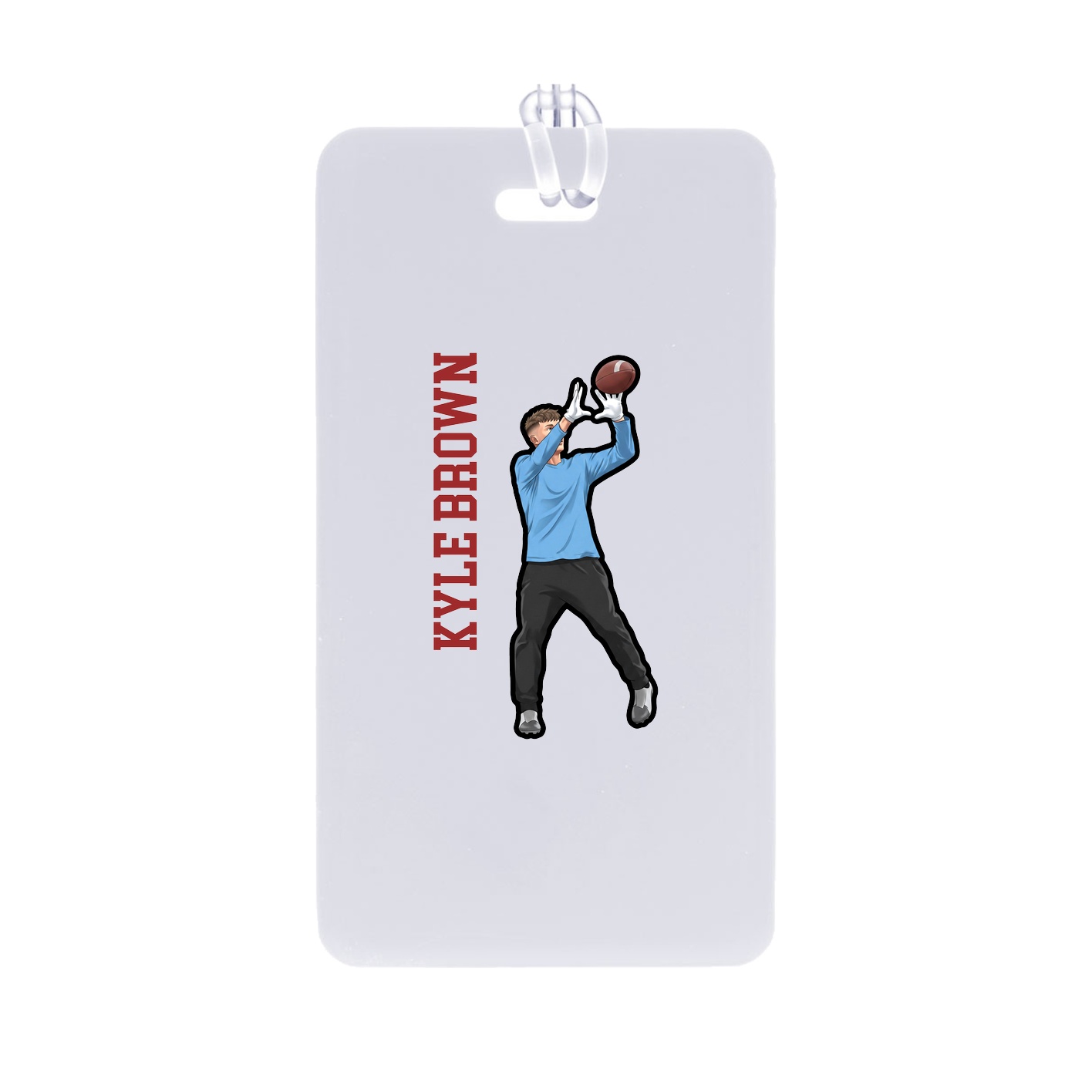 Bag Tag — Name Vertical in Classic