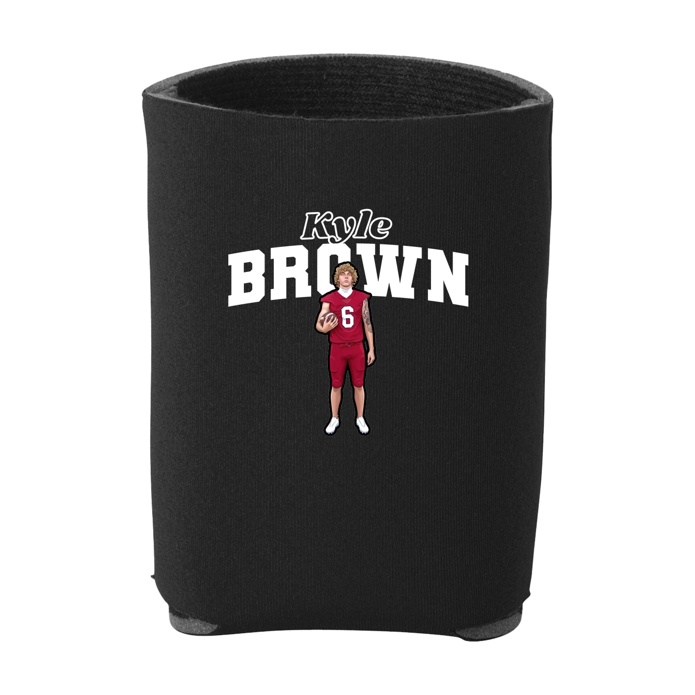Can Holder — Name Arch in Black