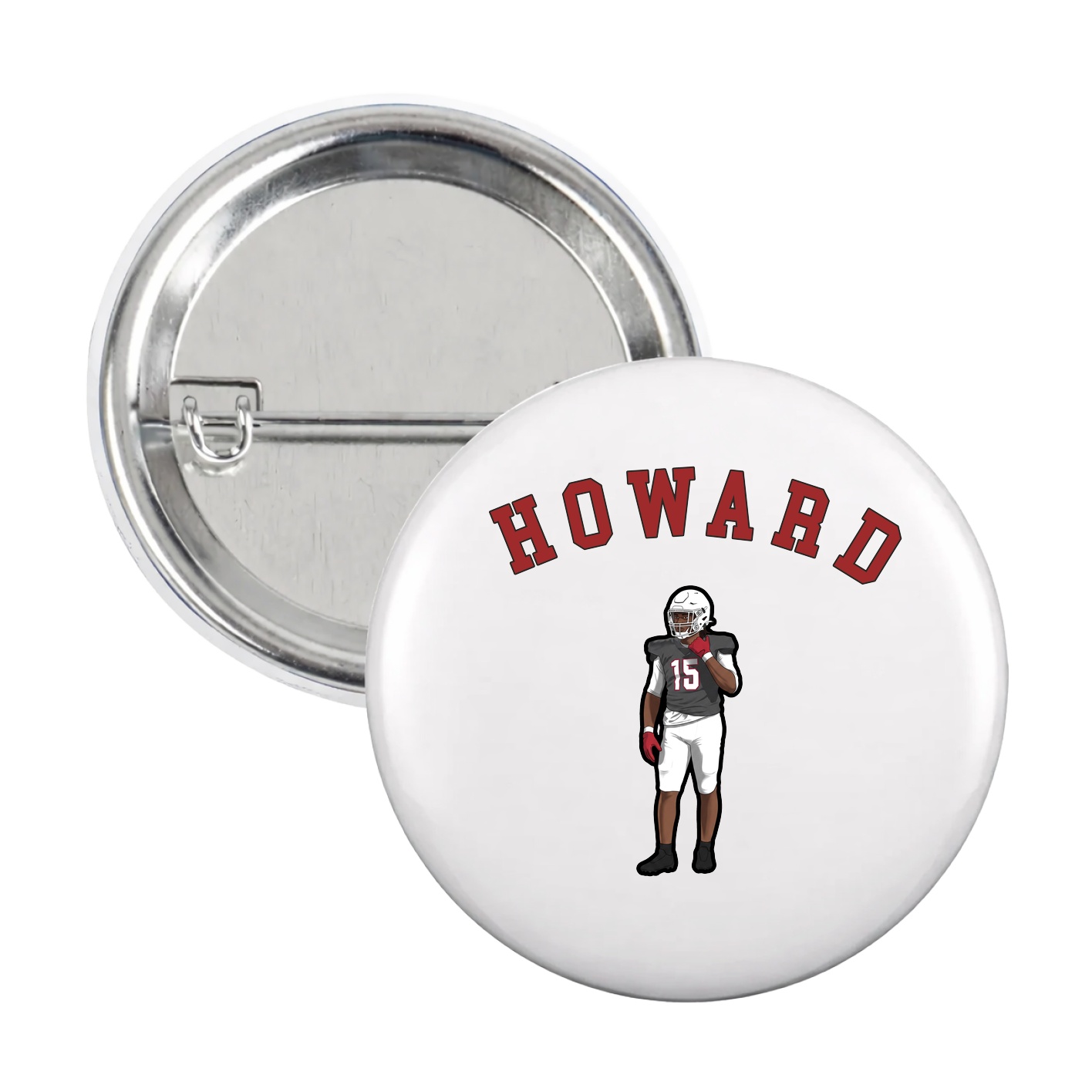 Game Day Button — Shirsey Arch in White