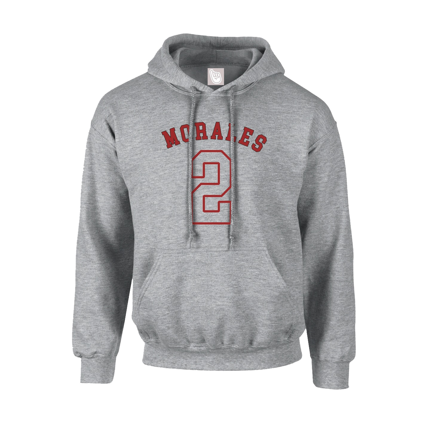 Youth Hoodie — Shirsey Arch in Grey