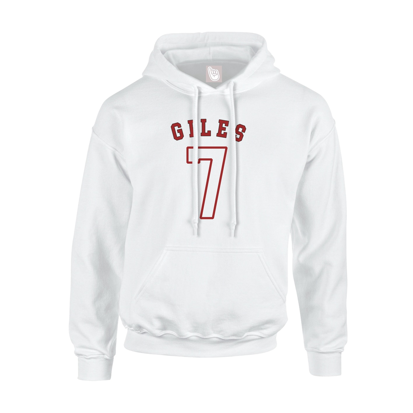 Youth Hoodie — Shirsey Arch in White