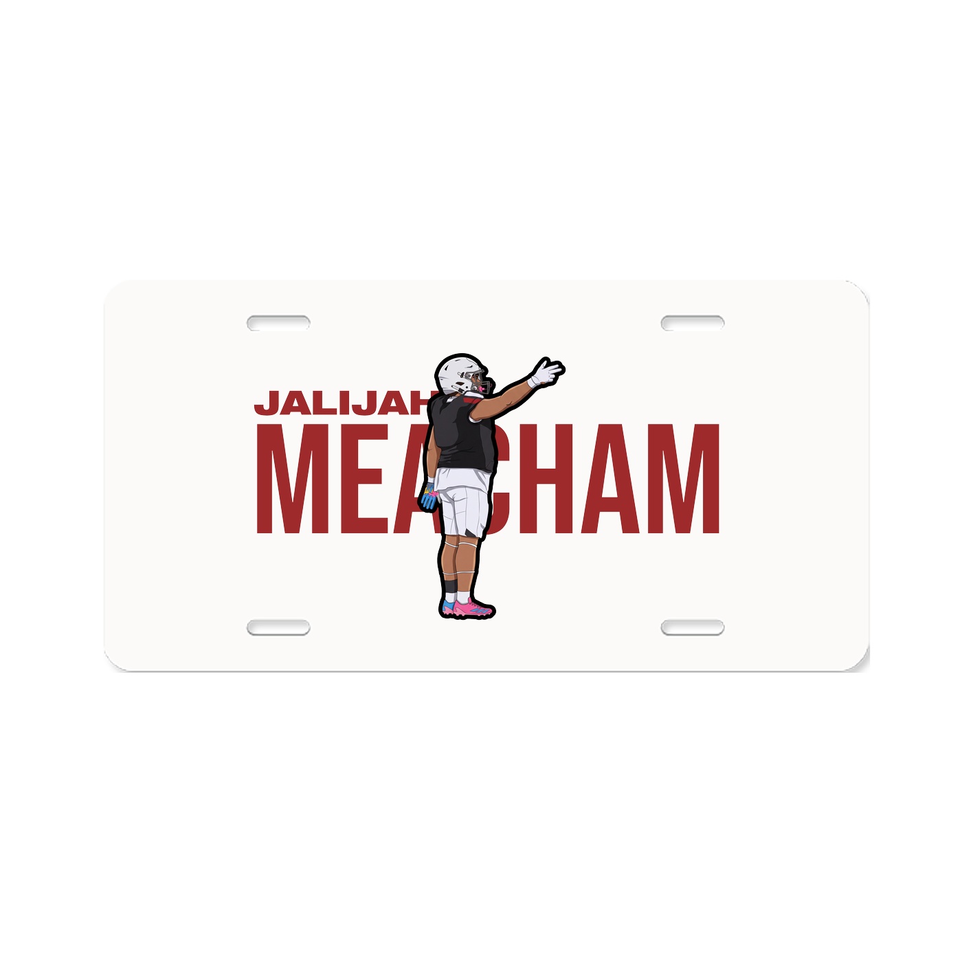 License Plate — Player Name in Classic