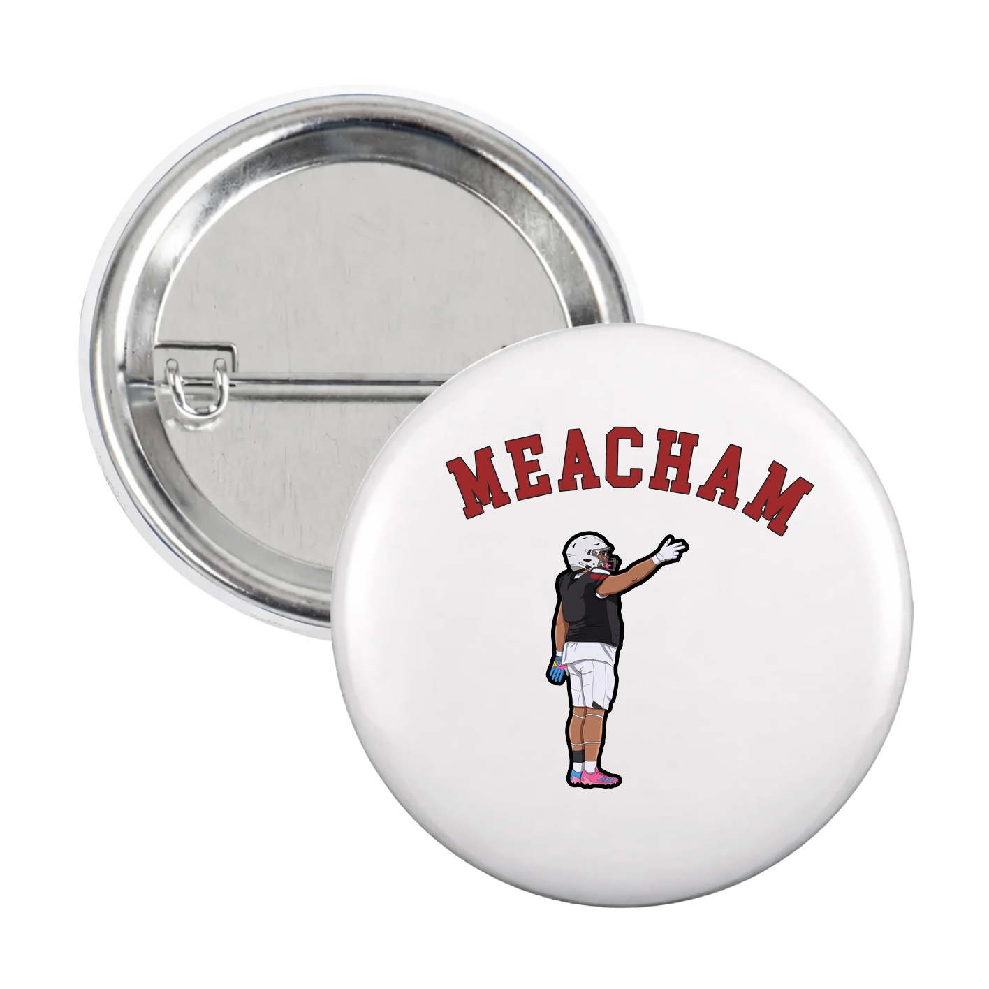 Game Day Button — Shirsey Arch in White