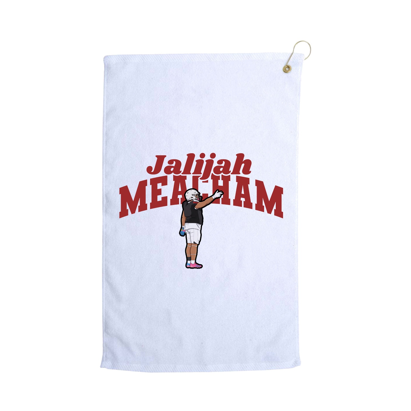 Golf Towel — Signature Arch in White