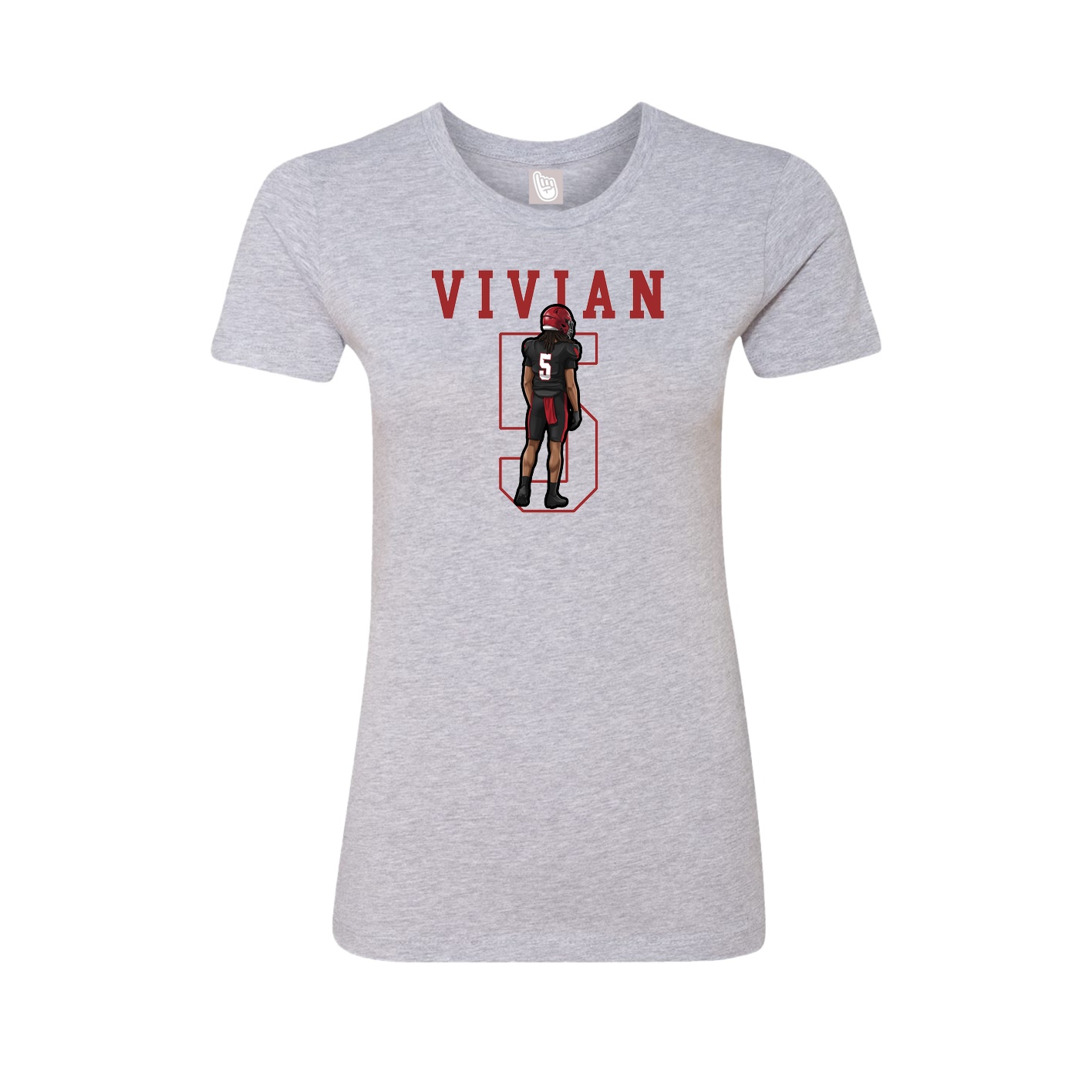 Fitted Women's Tee — Shirsey in Grey