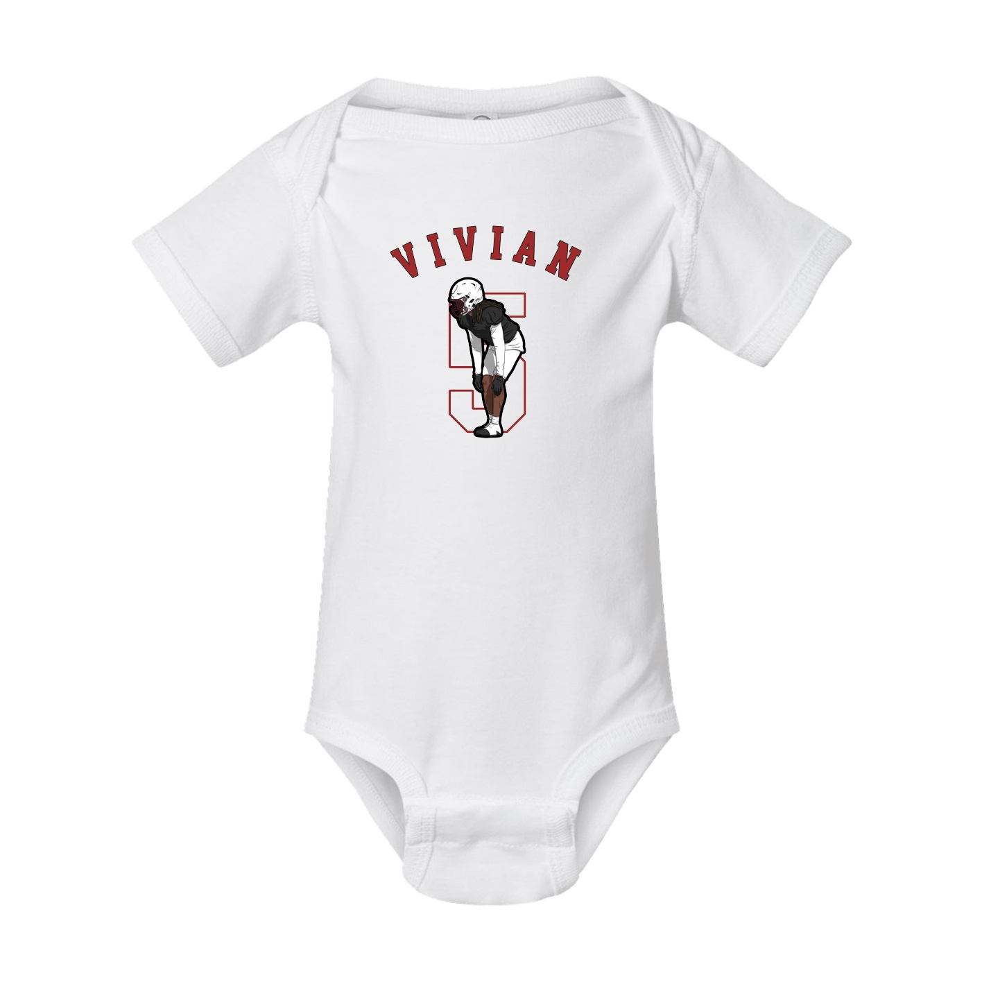 Baby Onesie — Shirsey Arch in White
