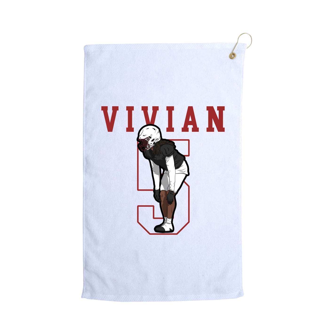 Golf Towel — Shirsey in White