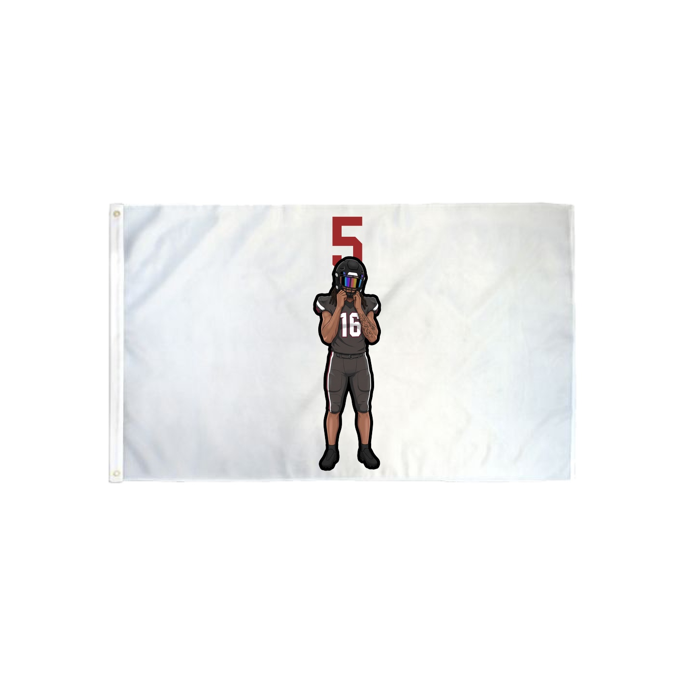 3x5 Flag — Number Top in Classic