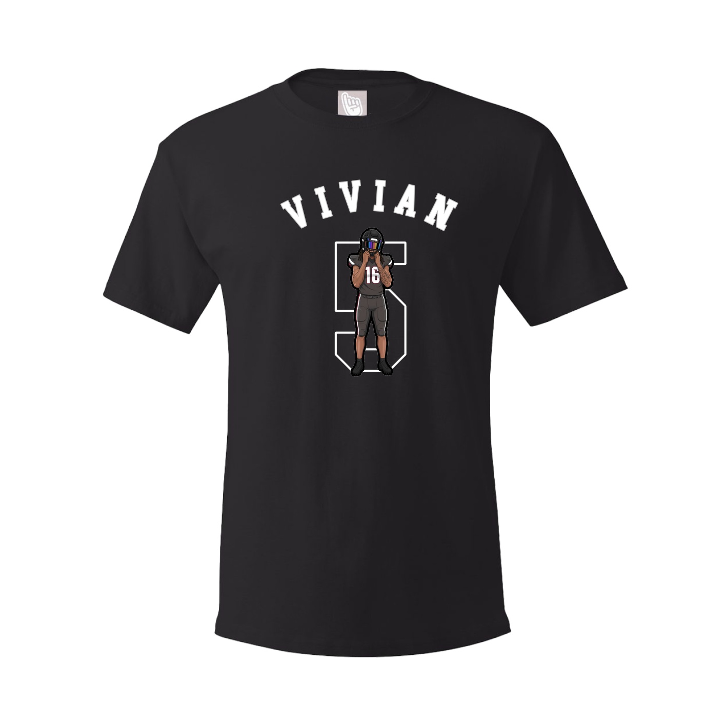 Youth Tee — Shirsey Arch in Black