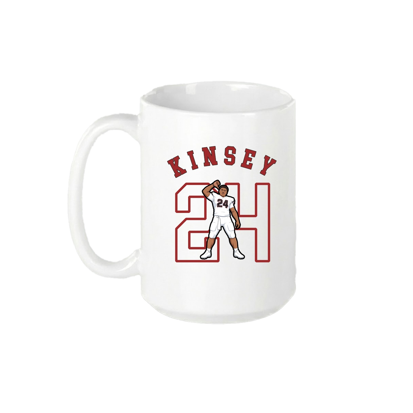 15oz Coffee Mug — Shirsey Arch in White