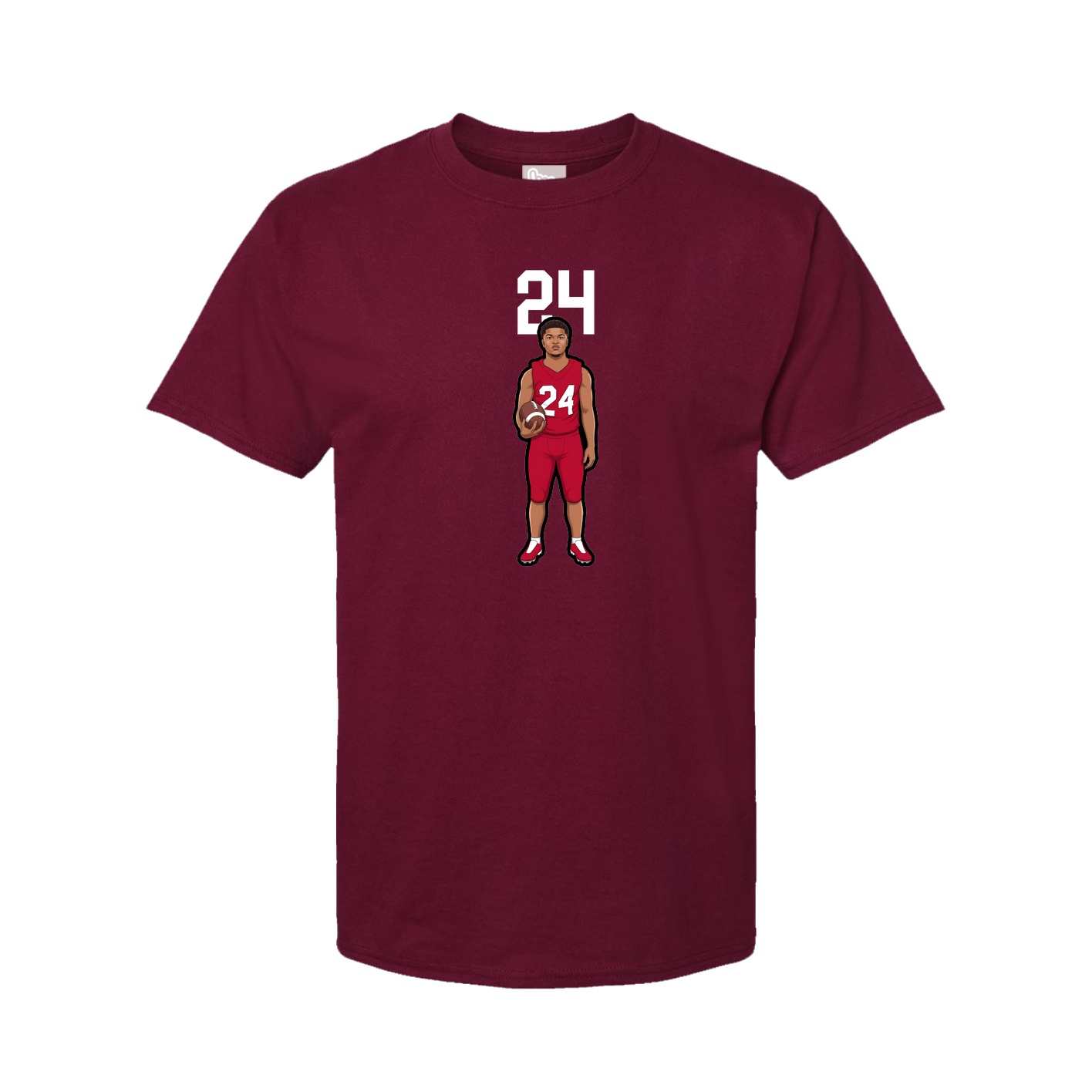 Tee — Number Top in Cardinal