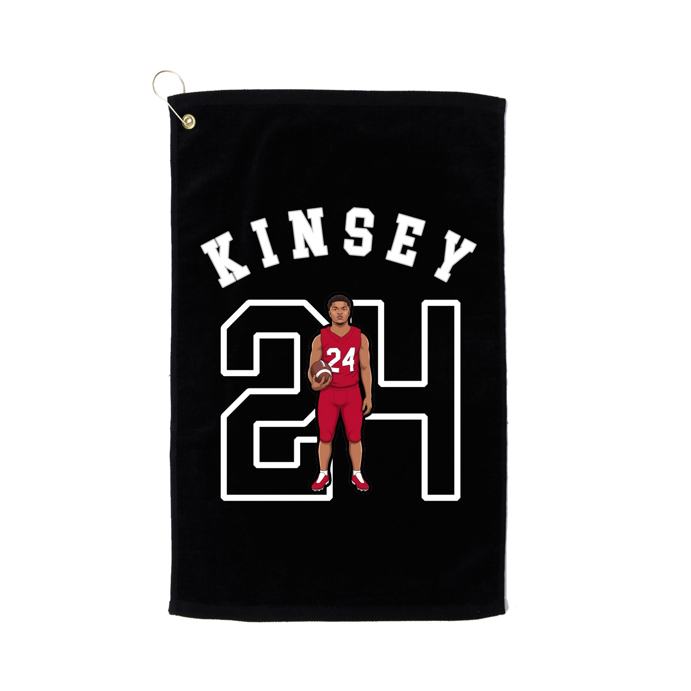 Golf Towel — Shirsey Arch in Black