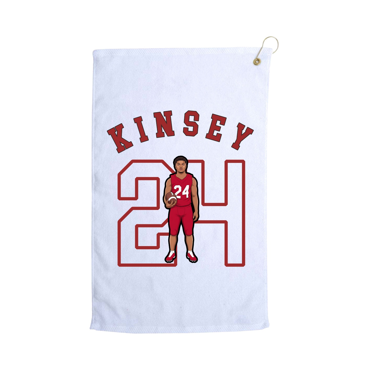 Golf Towel — Shirsey Arch in White