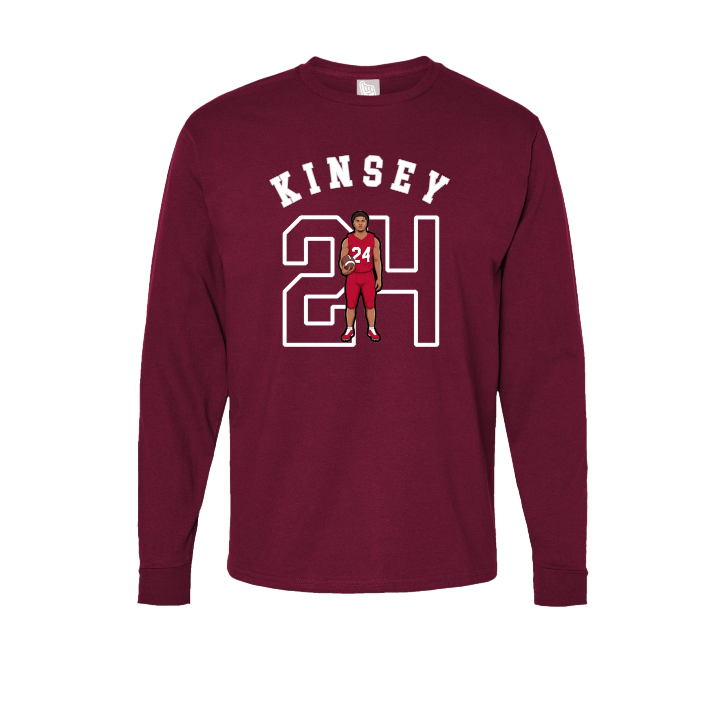 Long Sleeve Tee — Shirsey Arch in Cardinal