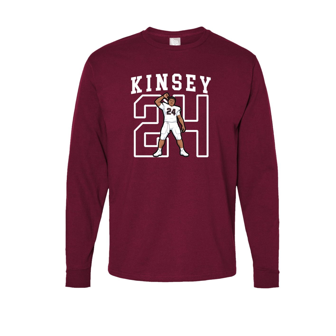 Long Sleeve Tee — Shirsey in Cardinal