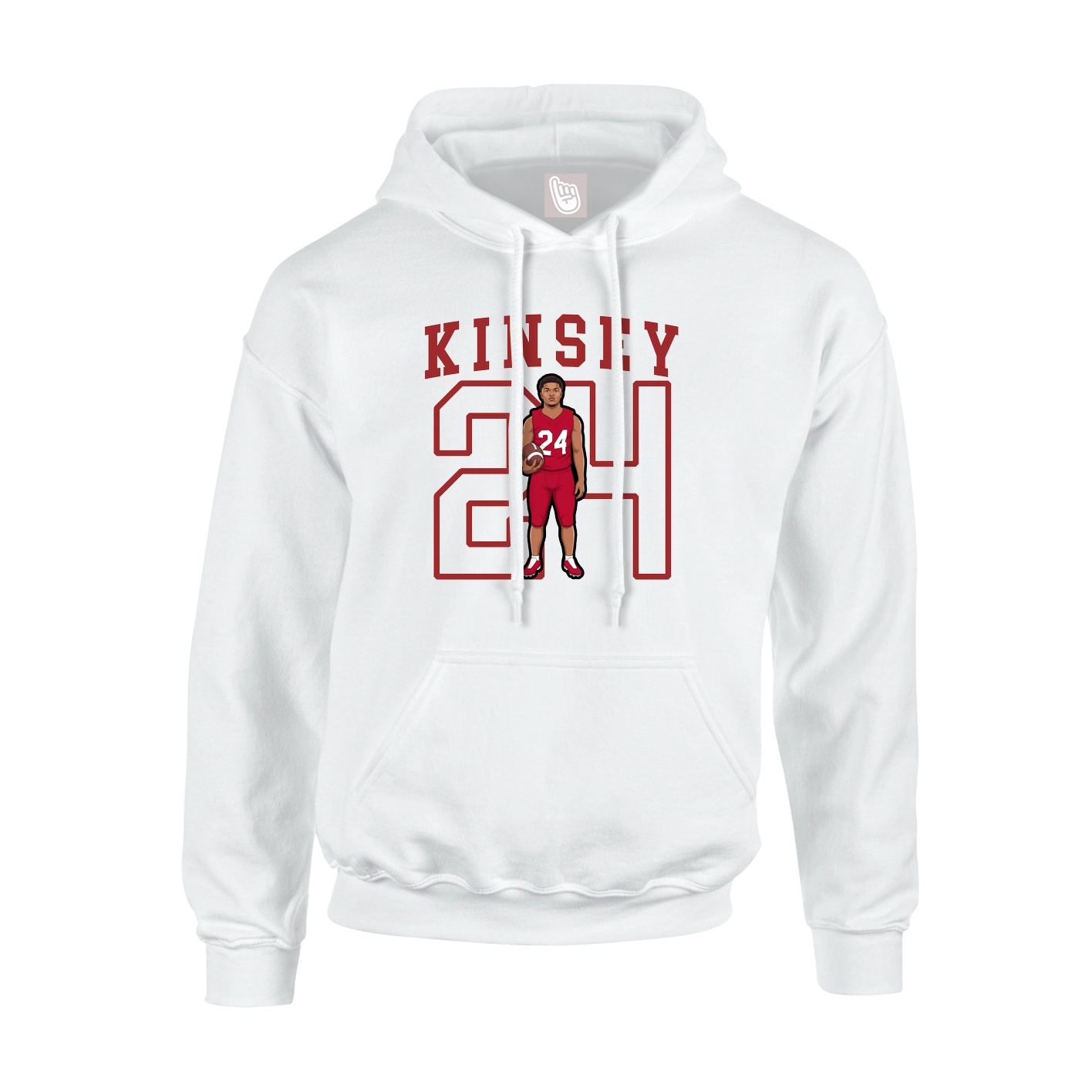 Hoodie — Shirsey in White