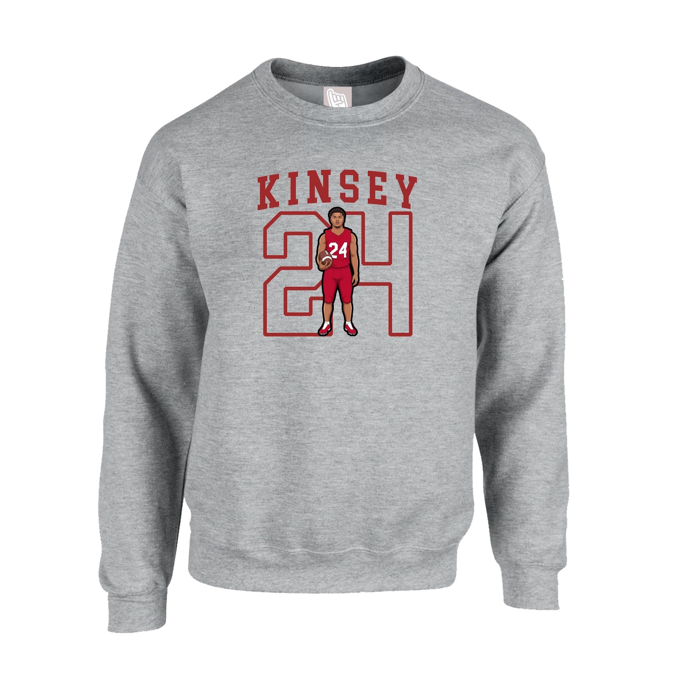 Fleece Crew — Shirsey in Grey