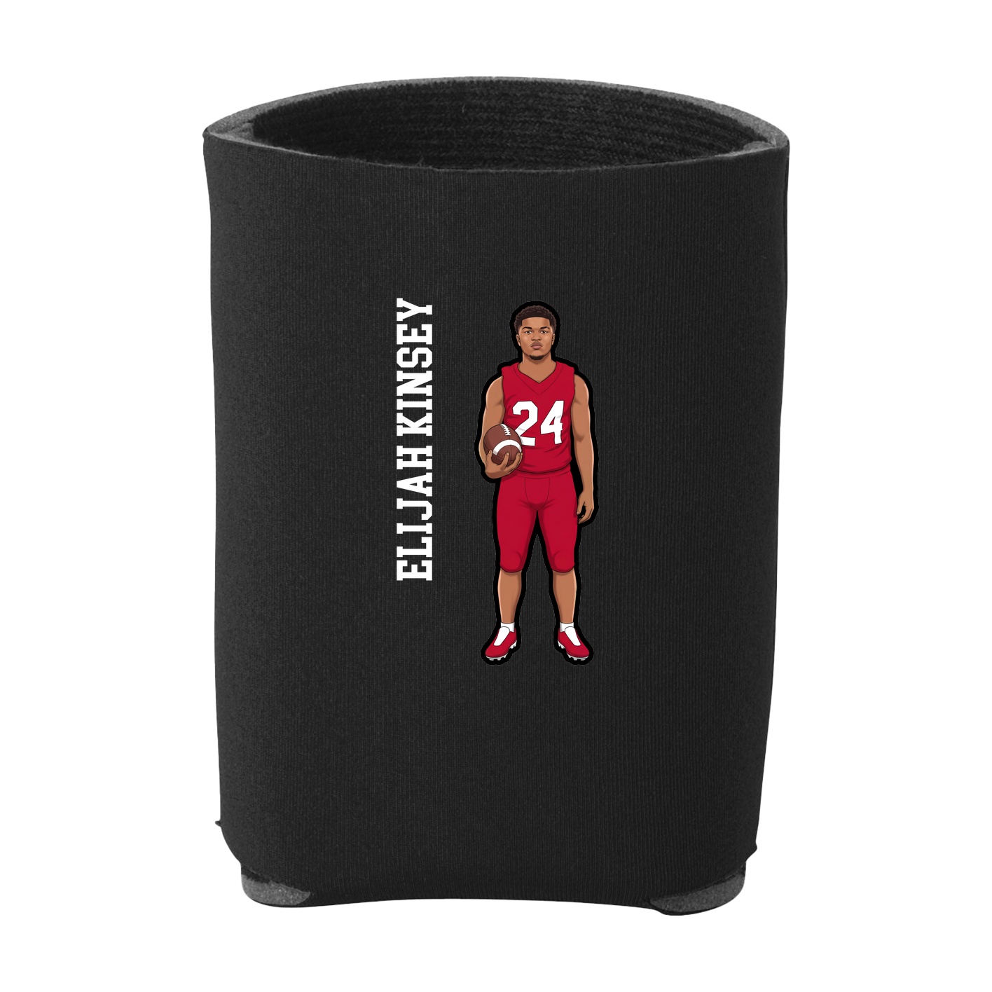 Can Holder — Name Vertical in Black