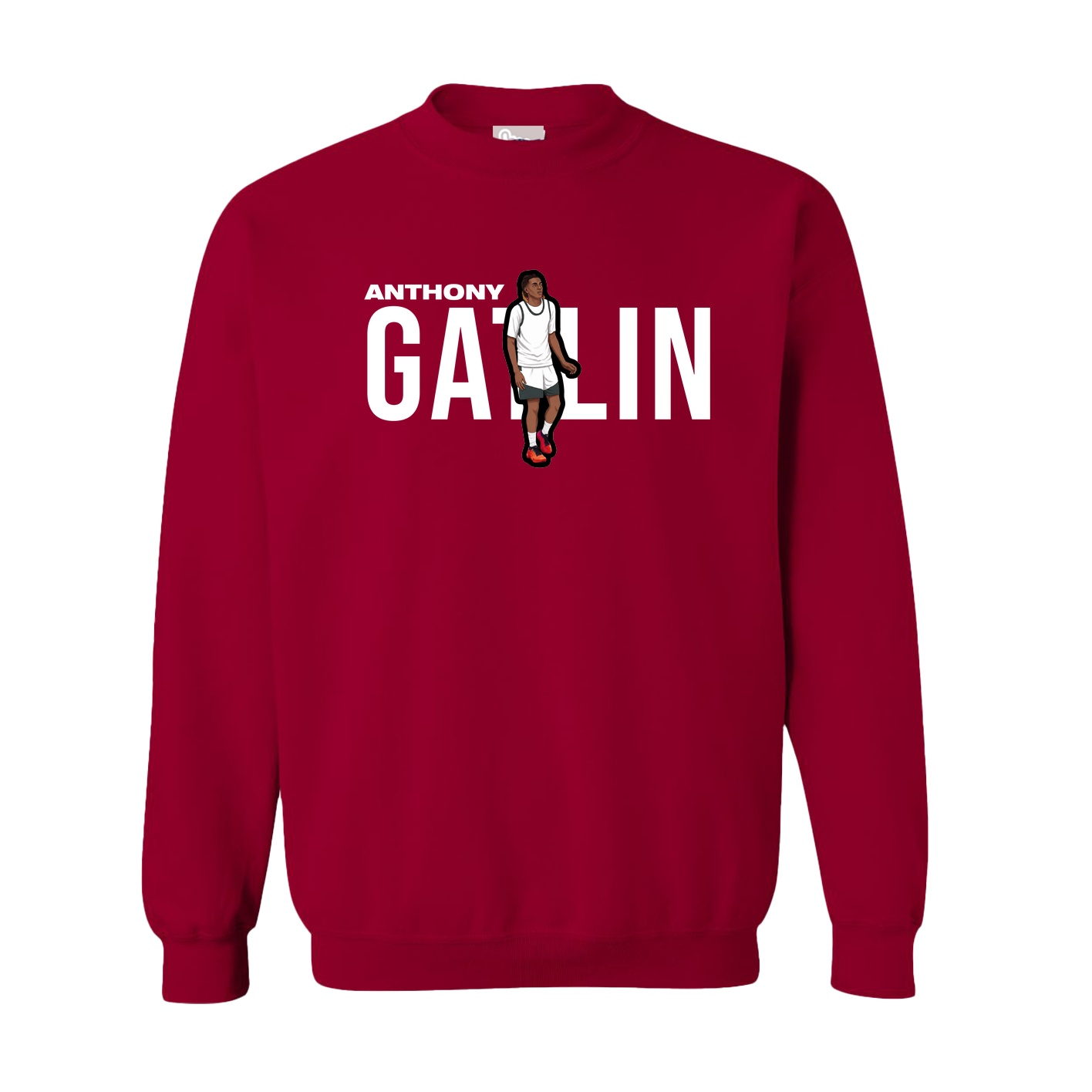 Fleece Crew — Player Name in Cardinal