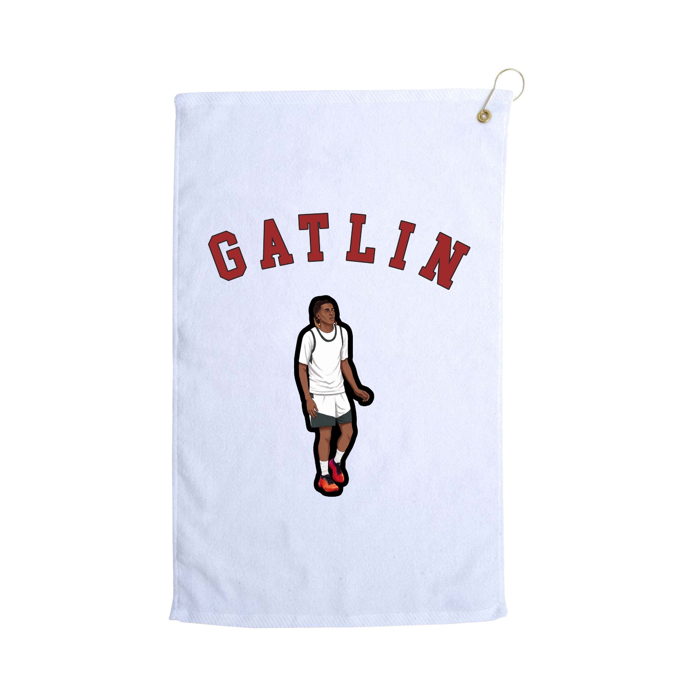 Golf Towel — Shirsey Arch in White