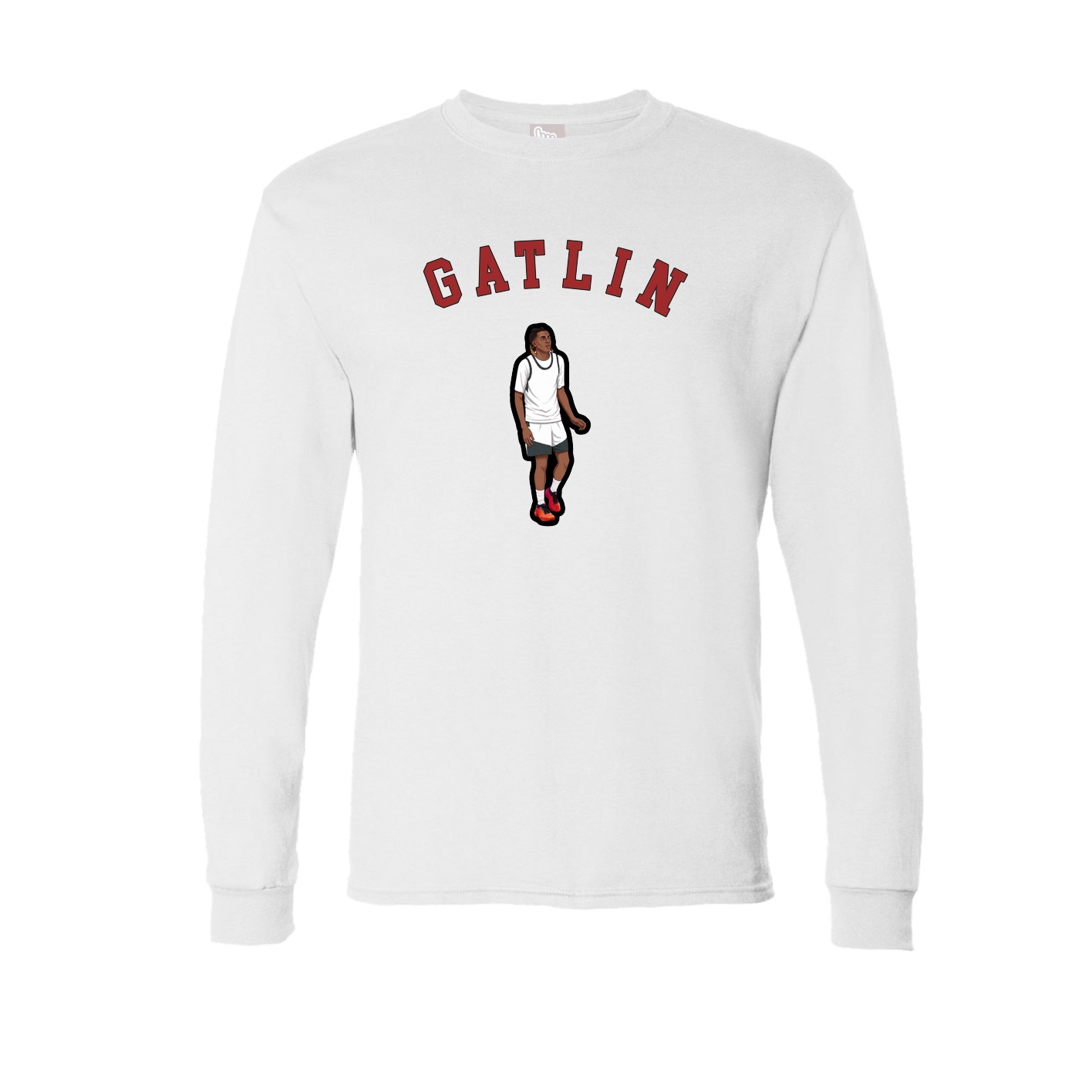 Long Sleeve Tee — Shirsey Arch in White