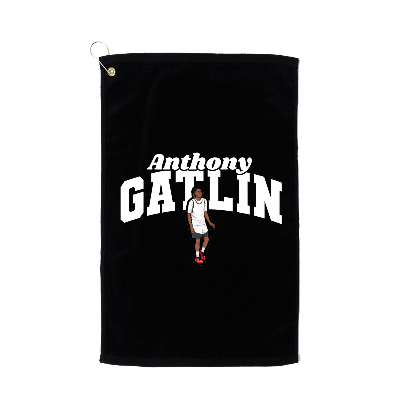 Golf Towel — Signature Arch in Black