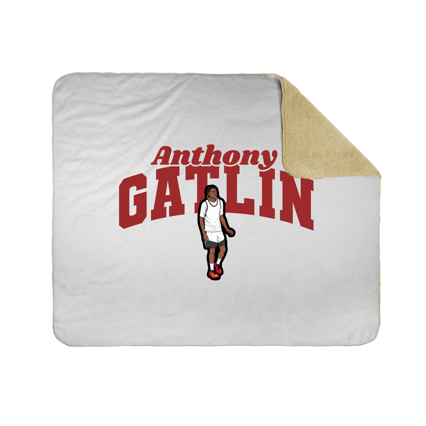 Throw Blanket — Signature Arch in White