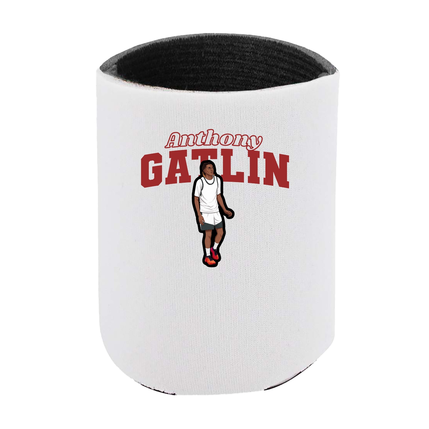 Can Holder — Name Arch in White
