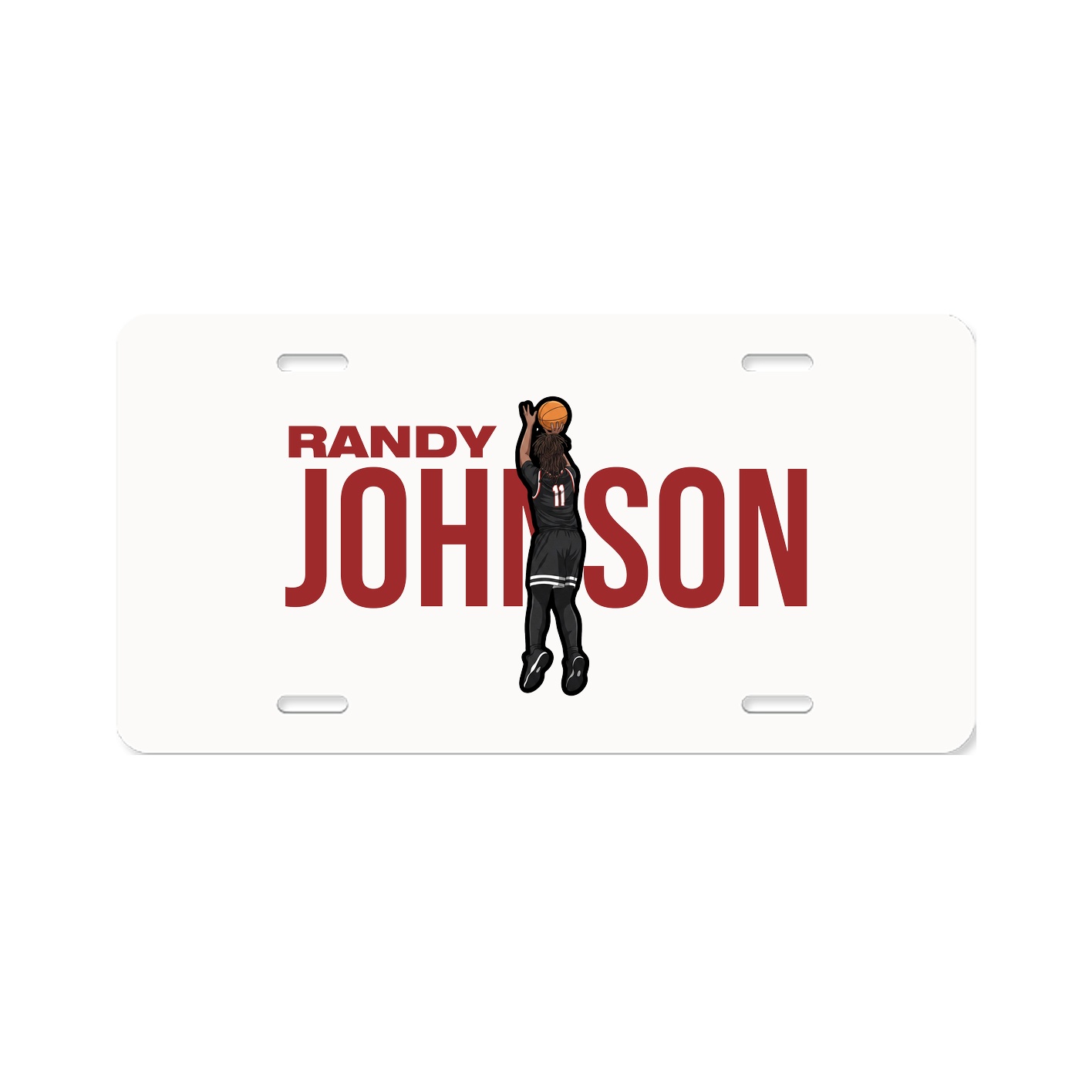 License Plate — Player Name in Classic