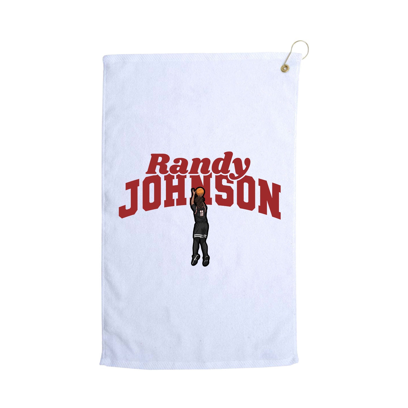Golf Towel — Signature Arch in White