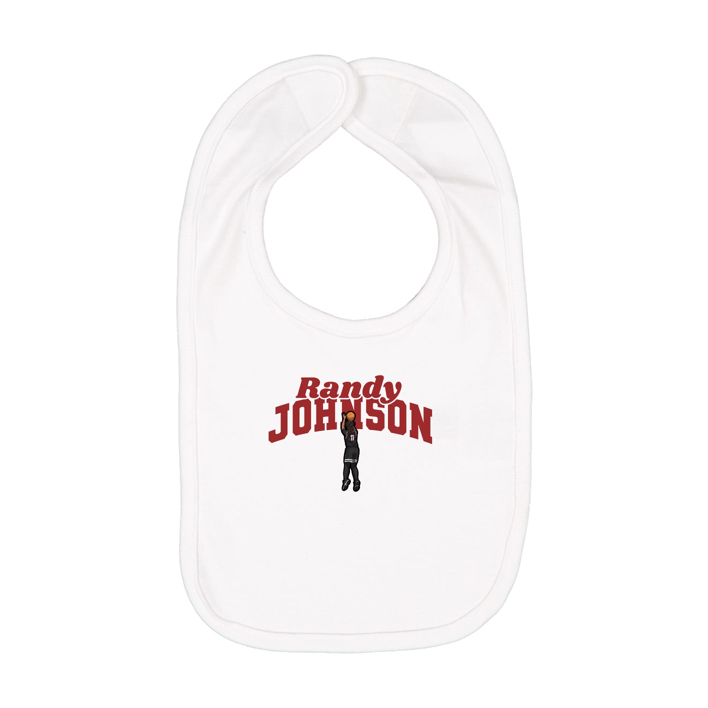 Infant Bib — Signature Arch in White