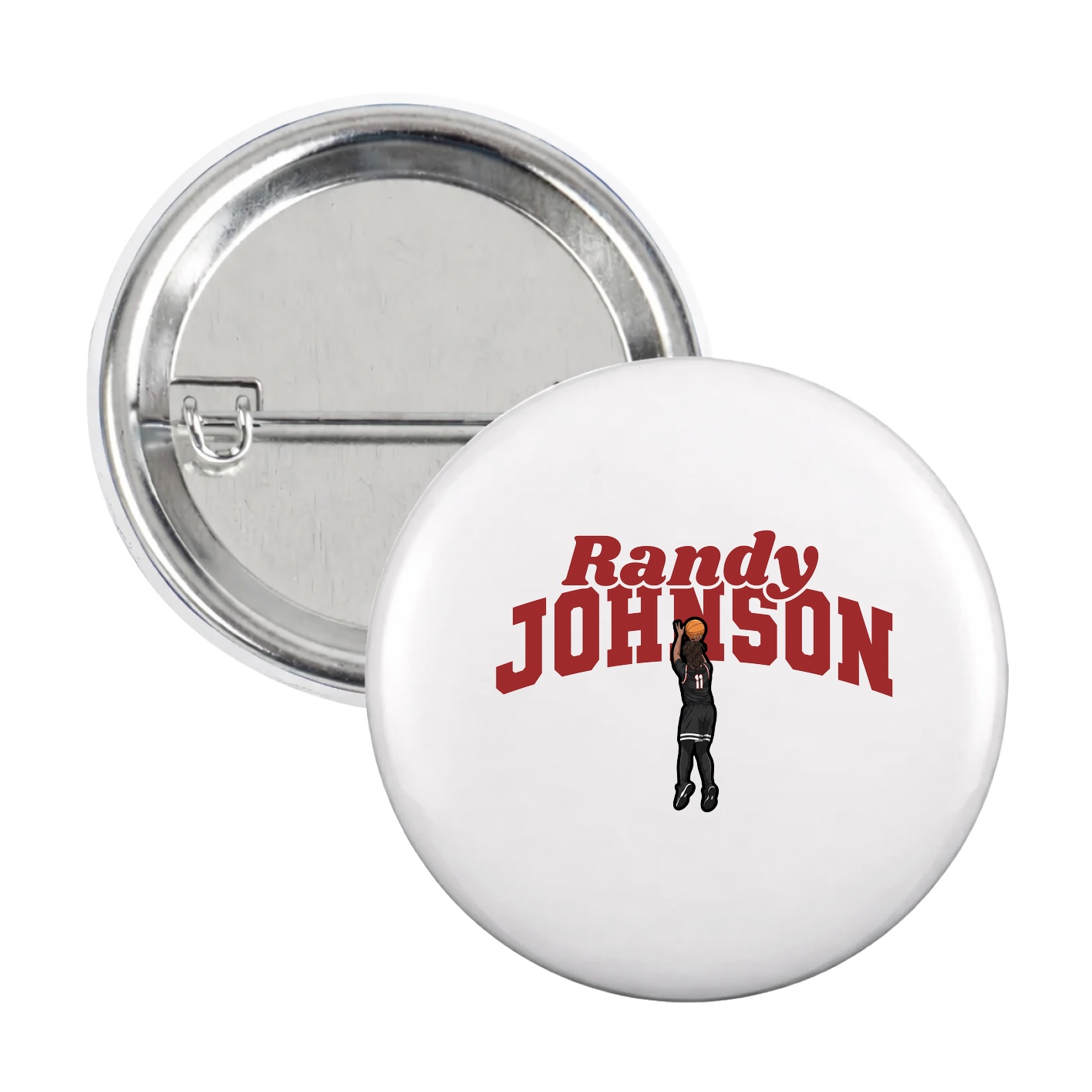 Game Day Button — Signature Arch in White