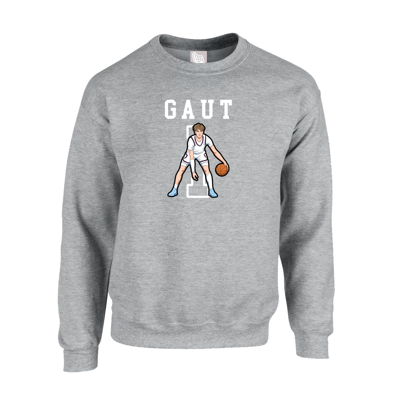 Fleece Crew — Shirsey in Grey