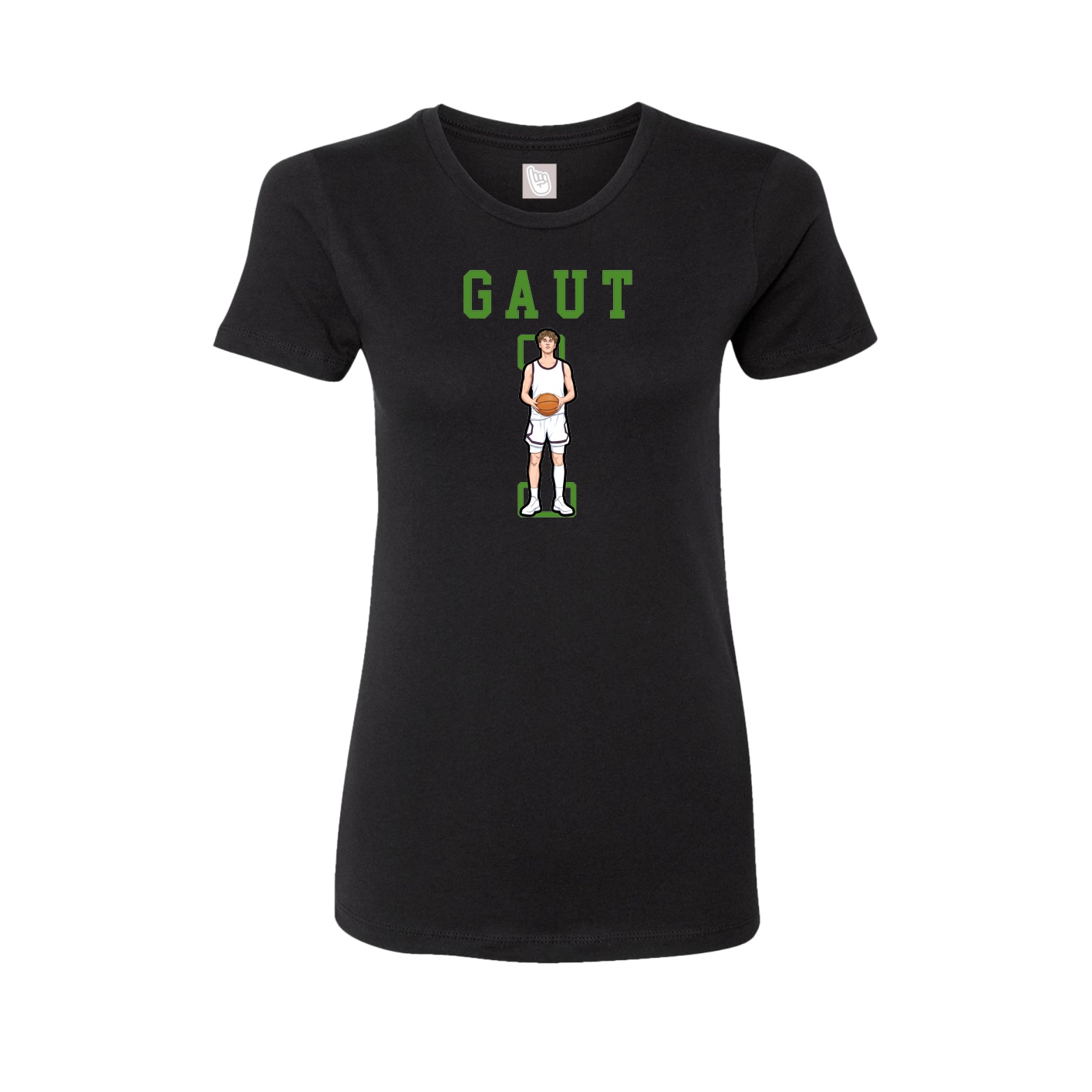 Fitted Women's Tee — Shirsey in Black