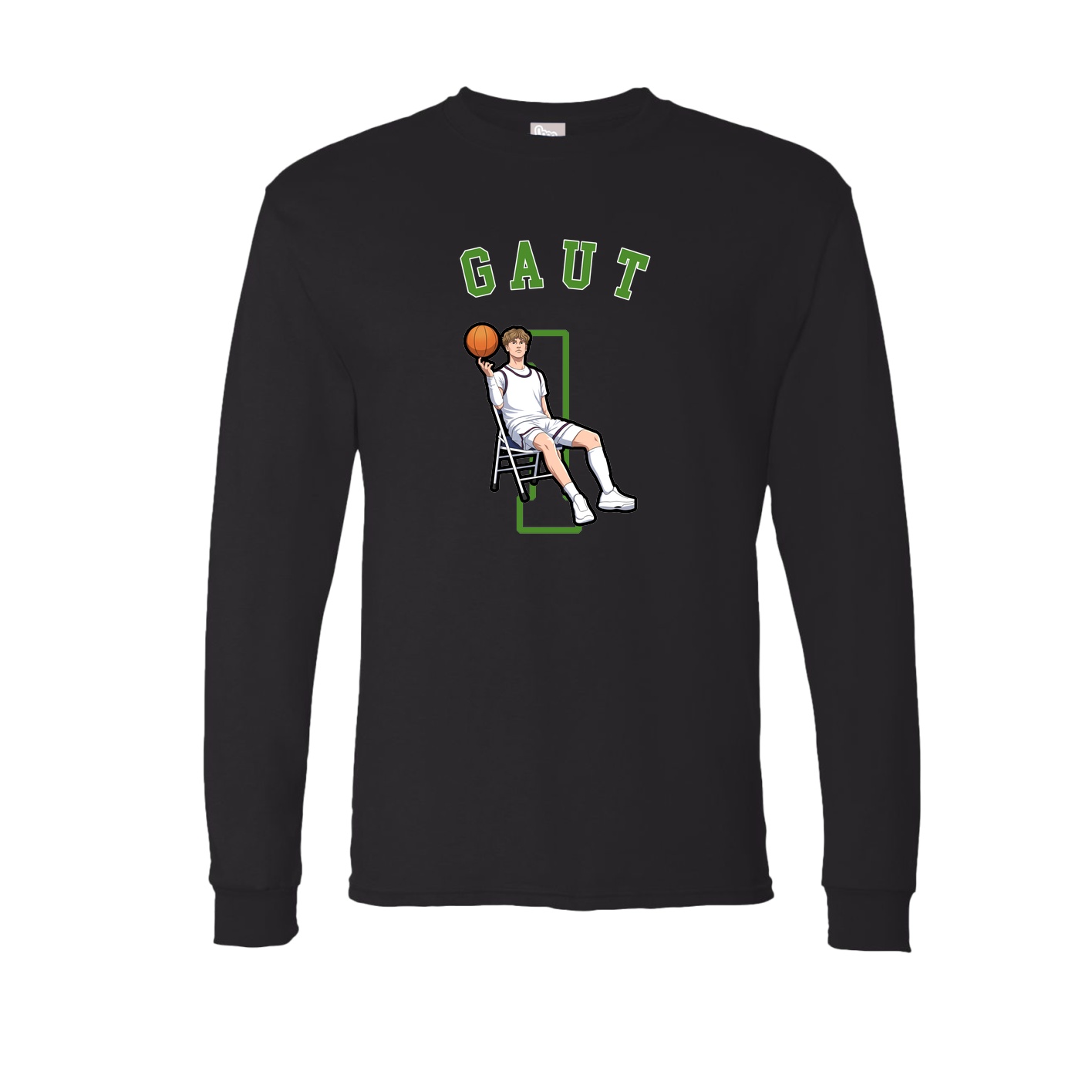 Long Sleeve Tee — Shirsey Arch in Black