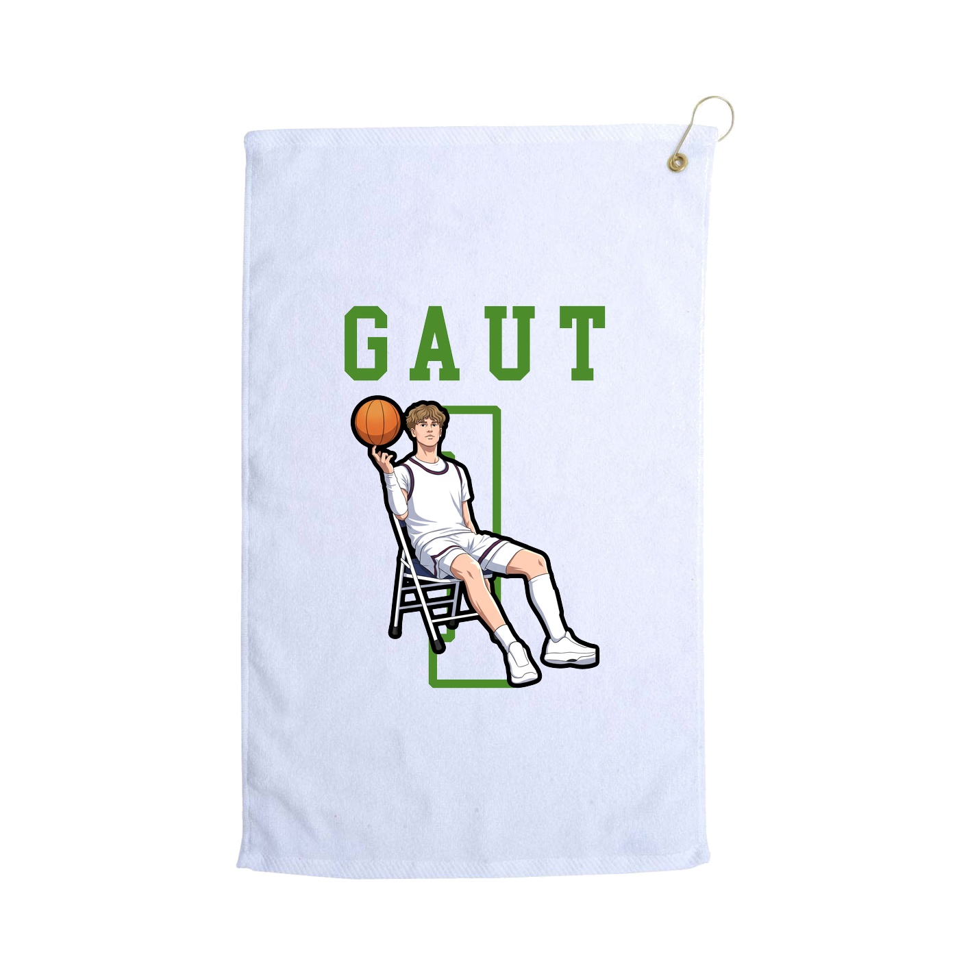 Golf Towel — Shirsey in White