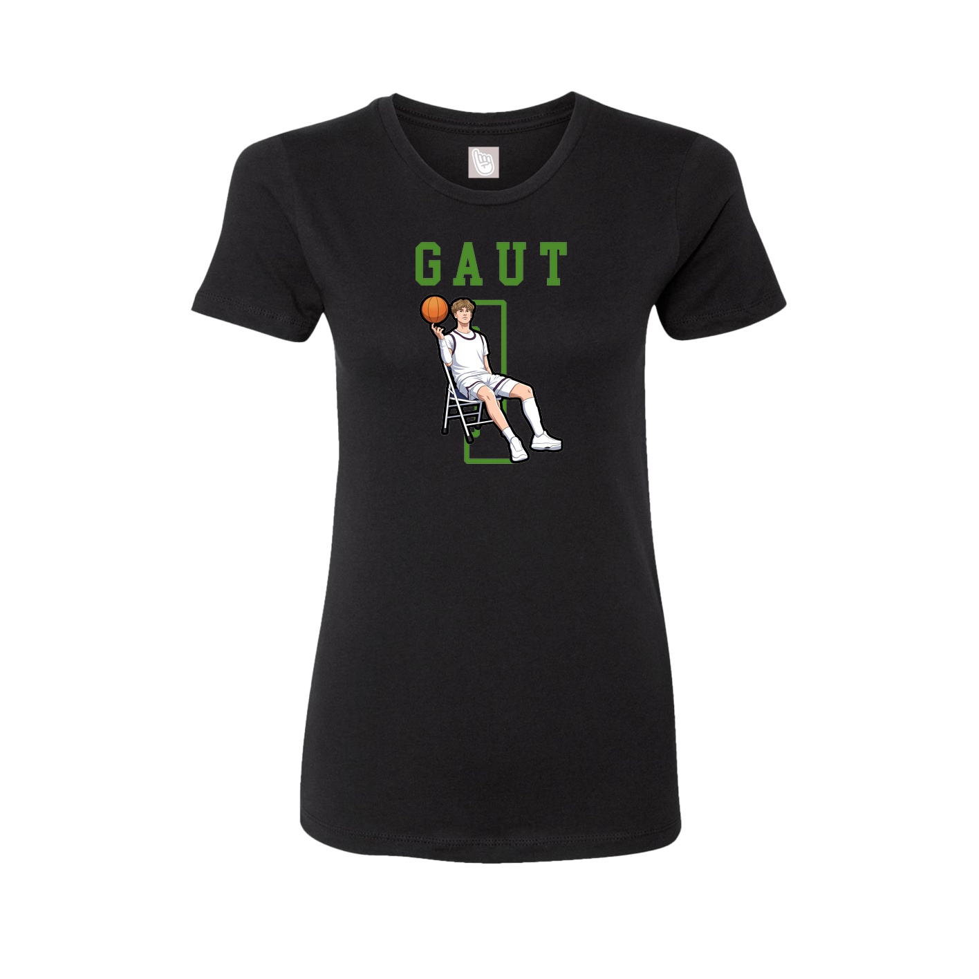 Fitted Women's Tee — Shirsey in Black