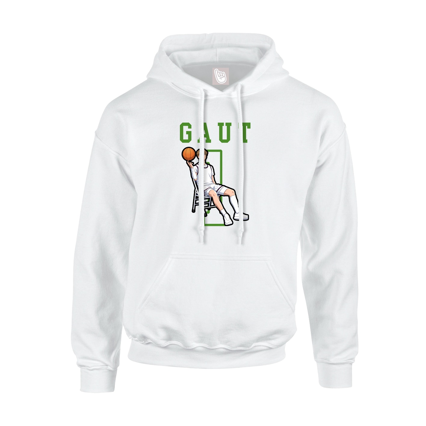 Hoodie — Shirsey in White