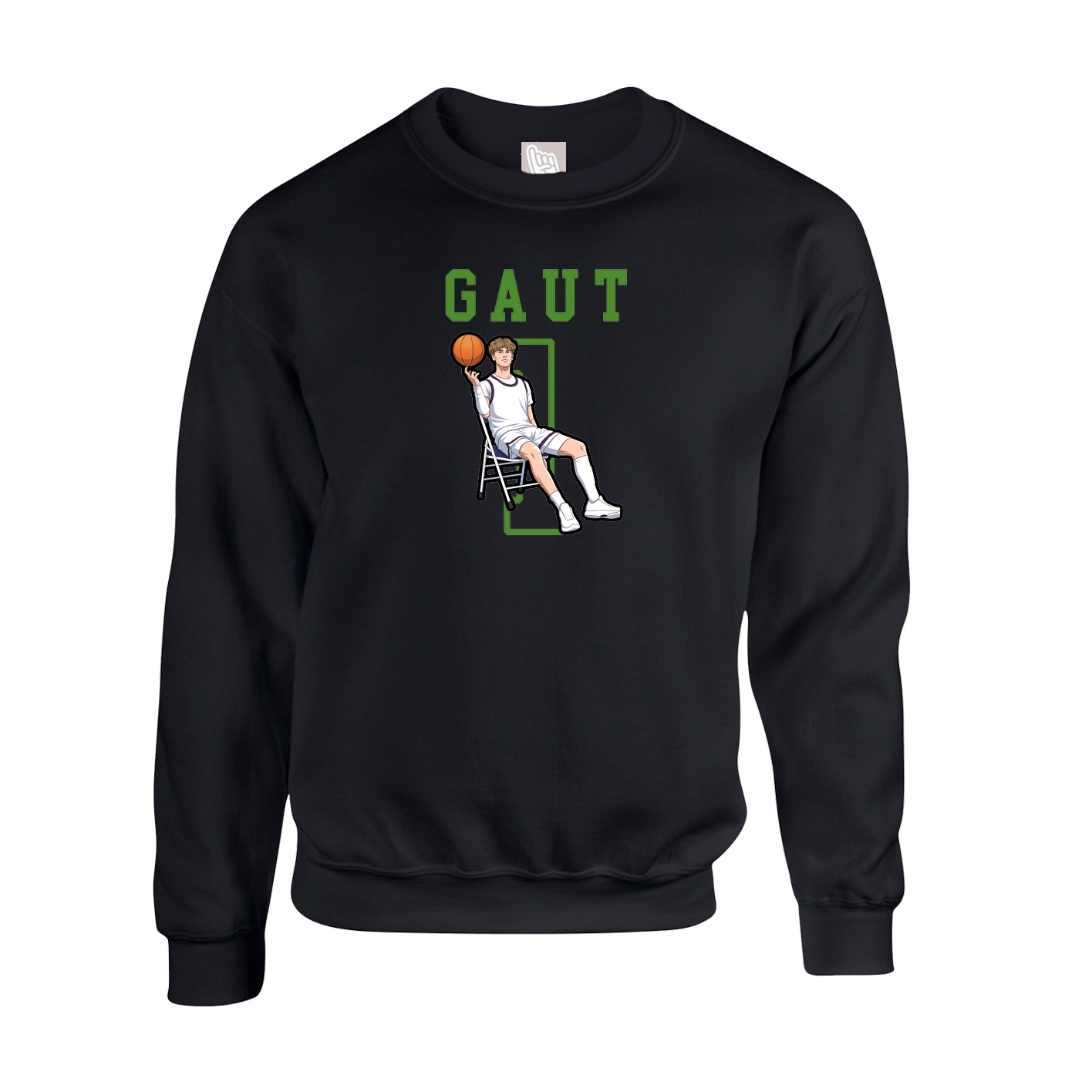 Fleece Crew — Shirsey in Black